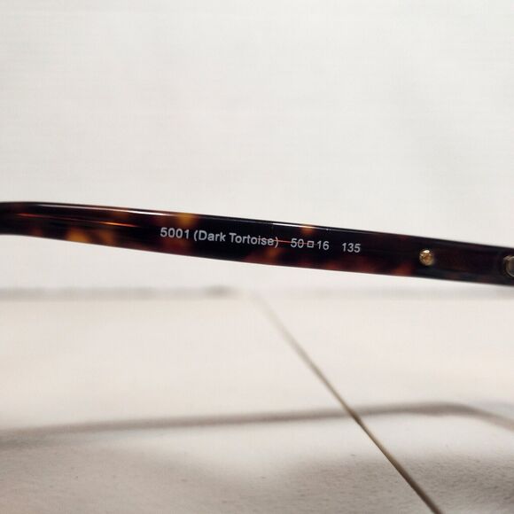 COACH NEW YORK “ELISE” HC6054 5001 Dark Tortoise 50-16-135 Eyeglasses Frames - Picture 9 of 14